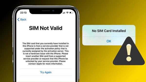 Kiểm tra phần cứng: Thẻ SIM và khay đựng SIM