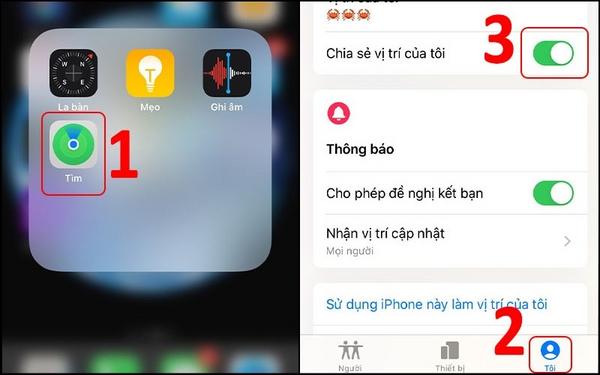 Điều kiện tiên quyết: Bật tính năng Tìm iPhone (Find My)